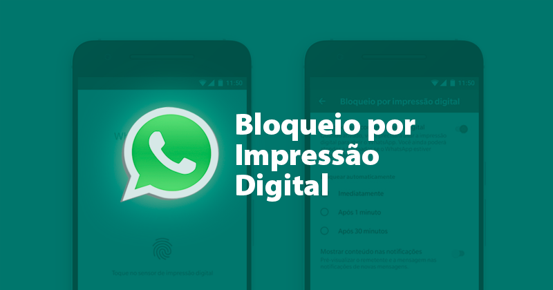 WhatsApp apresenta sistema de bloqueio por impressão digital no Android 2